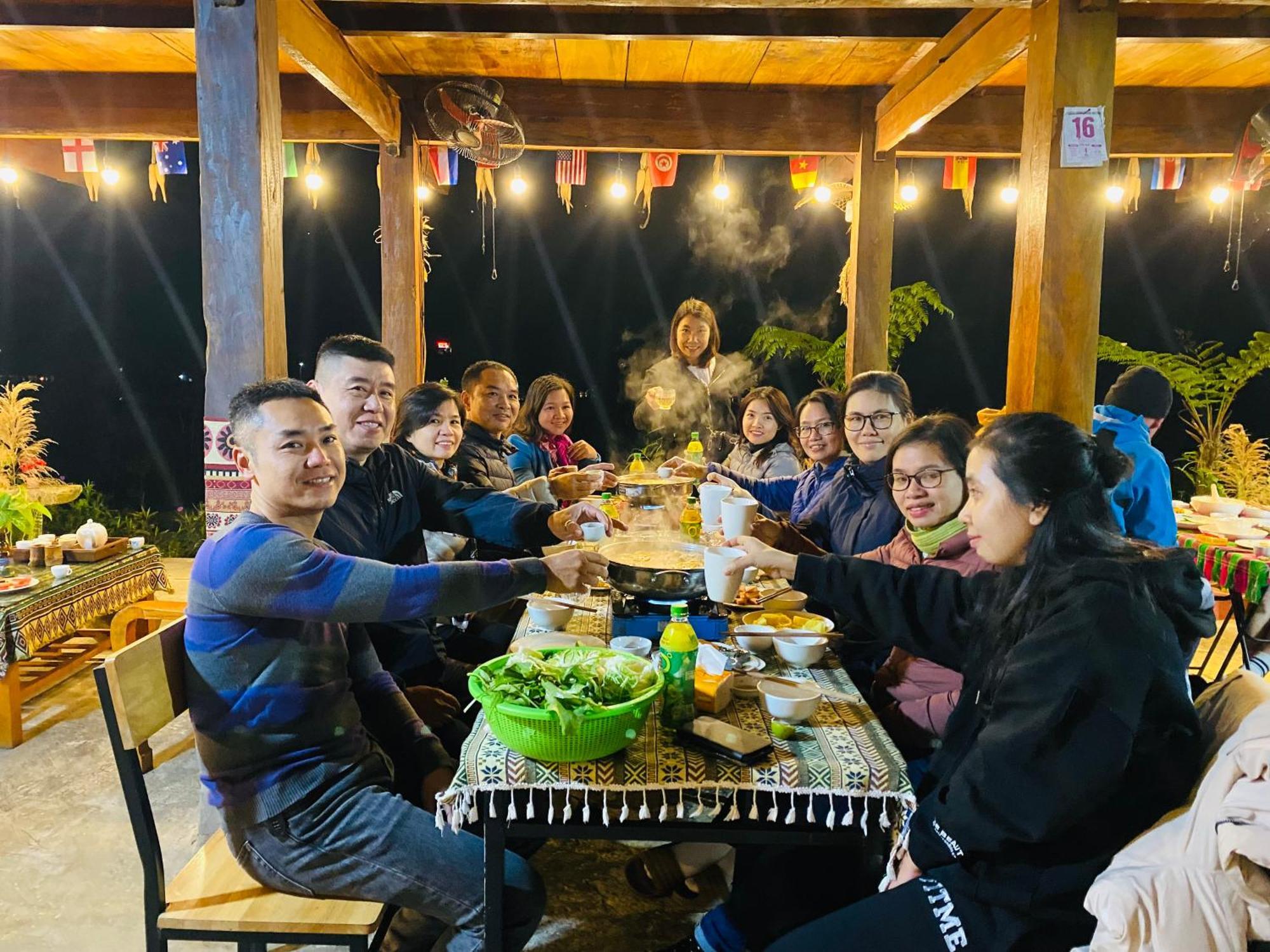 Du Gia Field View Homestay Lang Cac Экстерьер фото
