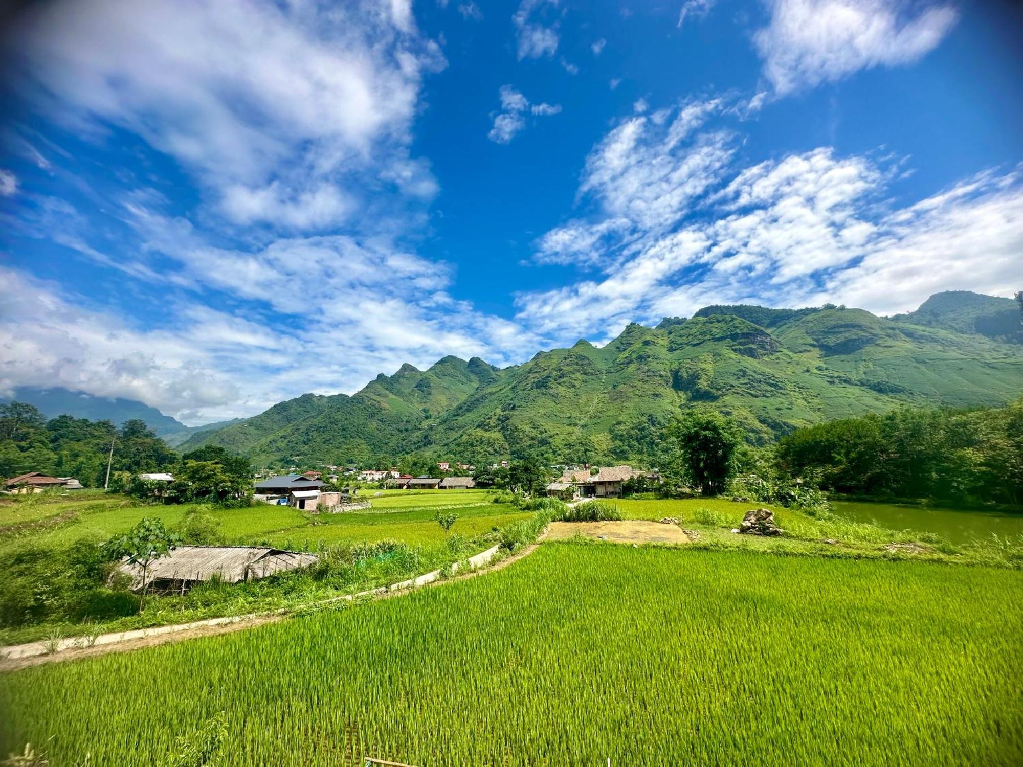 Du Gia Field View Homestay Lang Cac Экстерьер фото